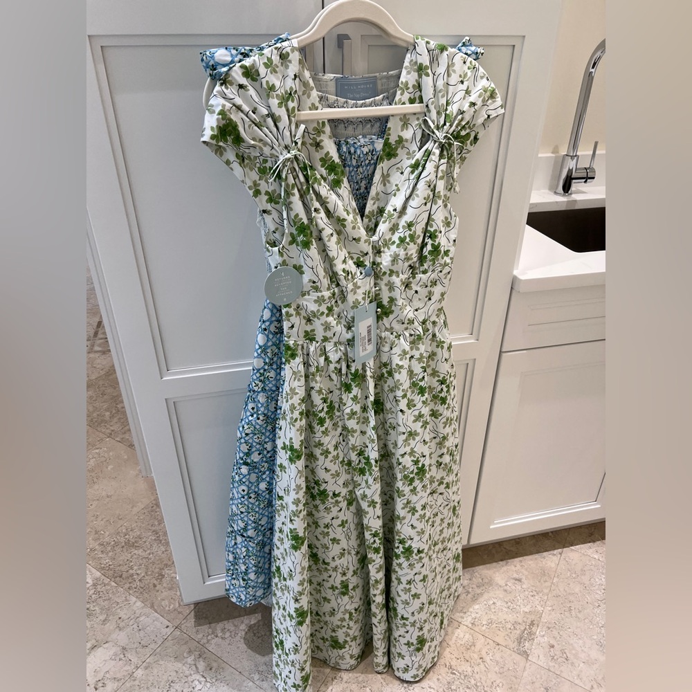 Lucille Sweet pea Green dress
